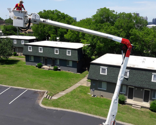 click here to learn more about our bucket truck services